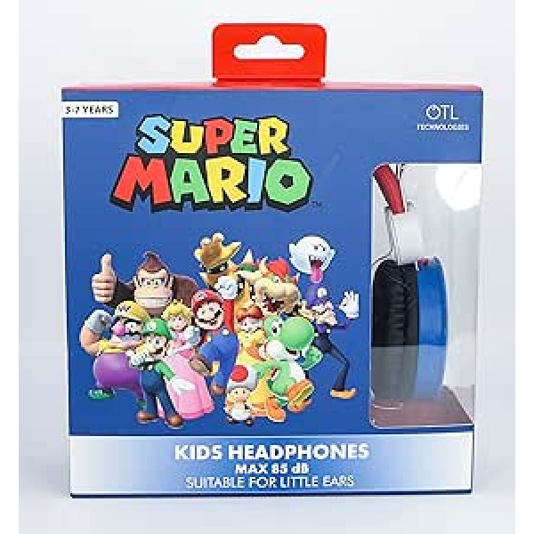 OTL Technologies Super Mario Friends Red/Blue Kids Core austiņas