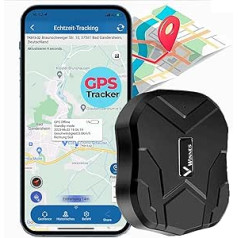 TK905 GPS izsekotājs, 5000 mAh GPS vietrādis transportlīdzekļiem, ūdensnecaurlaidīgs reāllaika automašīnu GPS lokators Spēcīgs magnēta vietrādis motociklu kravas automašīnu zādzību brīdinājuma sistēmai