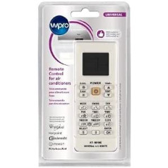 Wpro Arc200 Buttons – Remote Control (Remote Control Air Conditioner, White Hit The Button, Integrated Display, White)