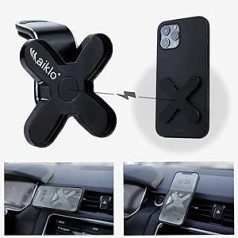 AIKLO Mobile Phone Holder Car Magnet | Universal Magnetic Mobile Phone Stand for iPhone or Other Smartphone | Car Accessories Interior Exclusive Compatibility with Aiklo Grip (Finger Holder)