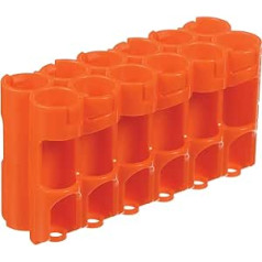 PowerPax 12 AA Battery Caddy - oranžs