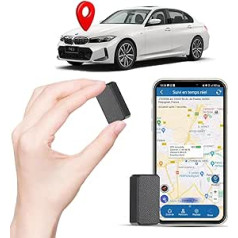 Mini GPS izsekotājs, magnētiskais mikro GPS izsekotājs transportlīdzekļiem/bērniem/veciem cilvēkiem/makam/bagāžām, aizsardzība pret zādzībām, reāllaika izsekošanas meklētājs ar bezmaksas lietotni TK901