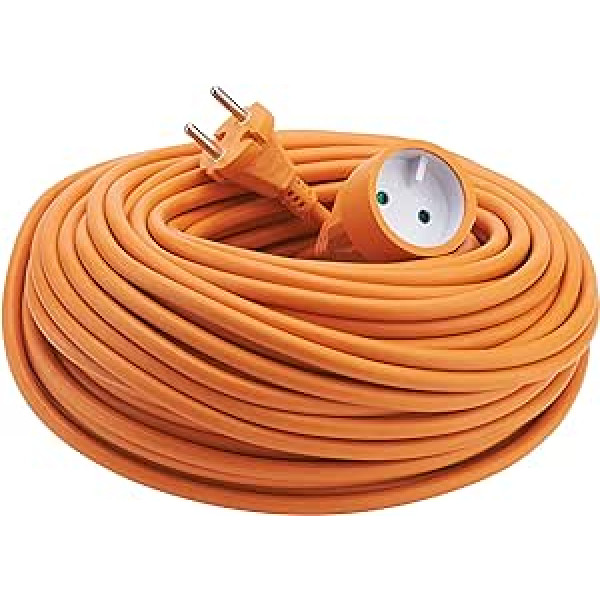 Debflex 339409 pagarinātājs HO5VV-F 2 x 1,5 mm² 40 m oranžs