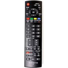 Vinabty EUR7651110 Remote Control for Panasonic TV TH-42PX60 TH-50PX60 TH-42PX60B TH42PE30PD TH-42PA45E TH37PE30 Th-42pa60e