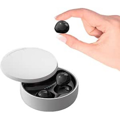 Bluetooth Austiņas Bezvadu Neredzamās Austiņas Bezvadu Mini In-Ear Austiņas Ūdensizturīgas Vieglas Ilgs akumulatora darbības laiks HiFi Stereo Skaņas Austiņas ar Mikrofonu Darbam Sporta Treniņiem Miegam