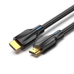 VENTION HDMI 2.1 Cable, HDMI Cable 8K 5M Ultra High Speed 8K @ 60Hz 4K @ 120Hz 48Gbps Ultra HD Kink Protection 7680P Dolby Atmos Compatible with PS5/4/3 X-BOX HDTV, HDR 10, ARC 3D