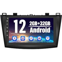 AWESAFE automašīnas radio priekš Mazda 3 2009-2013 Android 12 radio ar navigāciju Carplay Android Car atbalsta Bluetooth FM radio DAB+ WiFi USB