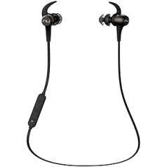 NuForce BE Sport 3 In-Ear Kabellose Bluetooth Kopfhörer Magnetisch grau