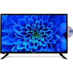 MEDION E13227 (MD 30327) 80 cm (32 collu) HD TV (integrēts DVD atskaņotājs, trīskāršā uztvērēja uztvērējs DVB-T2 DVB-C DVB-S2, 2 x HDMI, VGA, USB, multivides atskaņotājs, CI+)