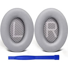 SoloWIT® rezerves ausu spilventiņi Bose QC35, kas ir saderīgi ar QuietComfort 35 (QC35) un Quiet Comfort 35 II (QC35 ii) austiņām uz ausīm