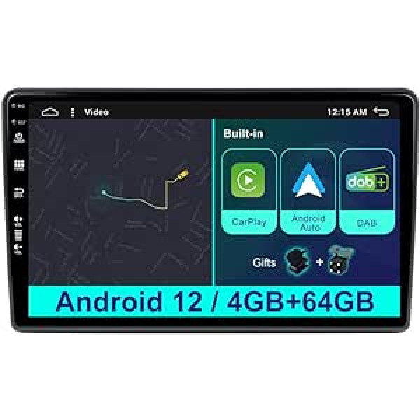 Android 12 automašīnas radio, kas paredzēts Fiat Ducato/Peugeot Boxer/Citroen Jumper 2006-2022 — [iebūvēta DAB+/CarPlay/Android Auto/DSP] kamera + MIC-GPS/Stūres vadība/360 kamera/MirrorLink/WiFi/FM/AUX