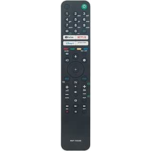 VINABTY RMF-TX520E rezerves balss tālvadības pults Sony OLED 4K Ultra HD viedtelevizoram KD-43X80J KD-43X81J KD-43X82J KD-50X80J KD-50X81J KD-50X82J KD-55-X80J KD-50X82J KD-55-X80J K5-65K5JD g uk