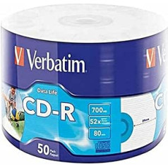 Verbatim 50x CD-R – tušti kompaktiniai diskai (CD-R)