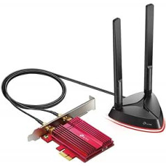 TP-LINK Archer bezvadu PCI-Express adapteris ar antenām AX3000 Mbps Wi-Fi 6 - Bluetooth 5.0