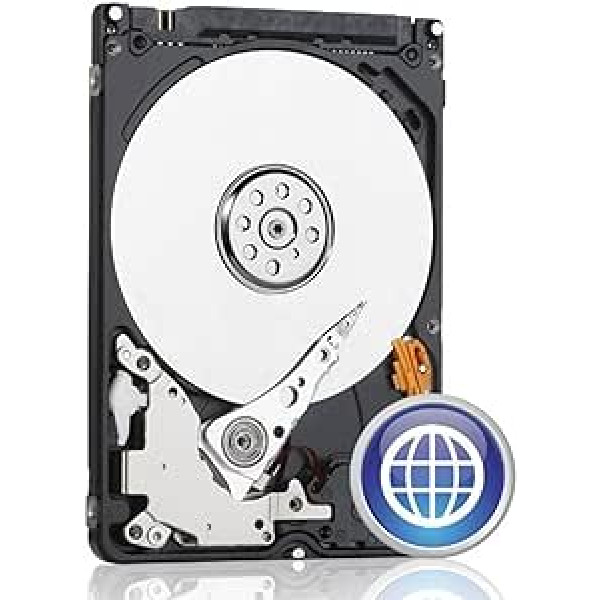 Western Digital WD5000BPVT Blue 500GB interne Festplatte (6,4 cm (2,5 zoll), 5400 apgr./min, SATA 3 Gb/s, 8 MB kešatmiņa, AFT)