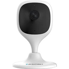 Blaupunkt VIO-HS20 WLAN Full HD IP Aplūkošanas kamera 1080p Auflösung 2 Wege Audio Nachtsicht für Innenbereich Tierüberwachung Babyphone HD-Video App Steuerung