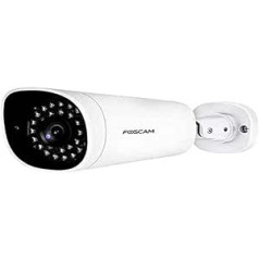 Foscam G4EP 4MP Ultra HD IP PoE kamera, AI cilvēka noteikšana, nakts redzamība, saderīgs ar Alexa (P2P, IP66, PoE, ONVIF), 1 iepakojums