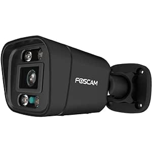 Foscam V5EP (melna) LAN IP novērošanas kamera 3072 x 1728 pikseļi, daudzkrāsains, 170 x 66 x 66 mm