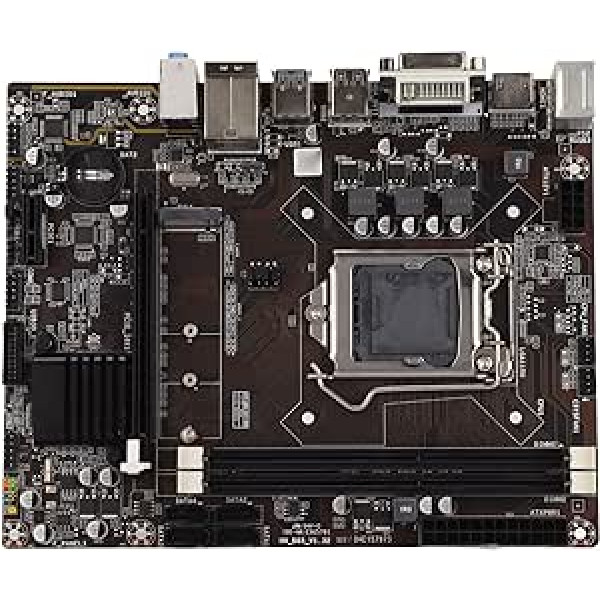 Dpofirs B85 Gaming Motherboard DDR3 CPU Platform for Intel Core 4th and 5th Generation CPU Socket LGA 1150 1600/1333/1066MHz (RJ45+HDMI+USB 3.0 Interface)