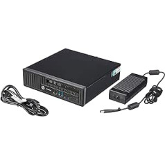 HP EliteDesk 800 G1 USDT Intel Core i5 256GB SSD cietais disks 8GB atmiņa Win 10 Pro DVD rakstītājs C8N28AV īpaši plāns datora mini dators (atjaunots)