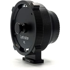 Letrater PL-FX kino objektīva adaptera pārveidotājs Fujifilm X-Mount kamerām X-Pro1, X-E1, matēts melns