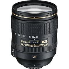 Nikon AF-S 24-120mm 1:4G ED VR Objektiv (77 mm Filtergewinde) inkl. HB-53