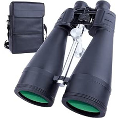 20X80 Binoculars for Adults, Binoculars with Large Aperture and 80mm Lens, 20X Magnifying Binoculars with Carry Bag for Bird Watching, Hunting, Travel, Stargazing with Carry Bag and Strap