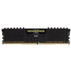 Corsair Vengeance LPX 16 GB (1 x 16 GB) DDR4 3600 (PC4-28800) C18 1,35 V modulis AMD Ryzen optimizēts — melns