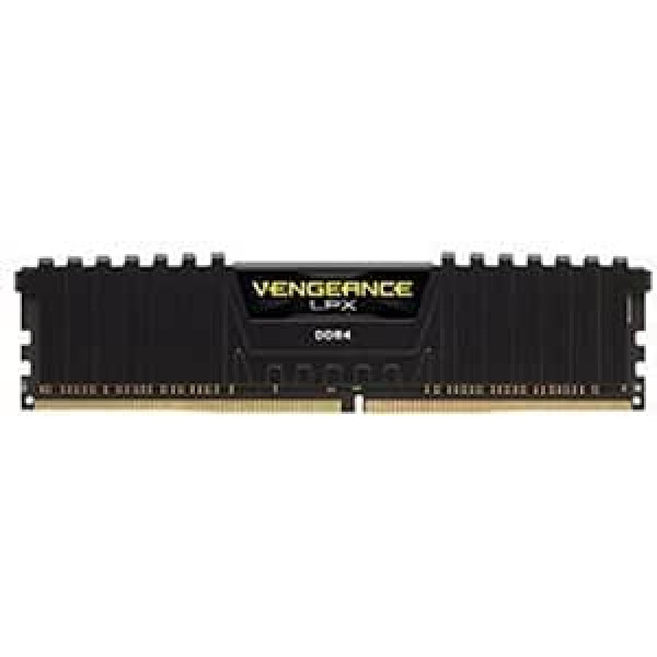 Corsair Vengeance LPX 16 GB (1 x 16 GB) DDR4 3600 (PC4-28800) C18 1,35 V modulis AMD Ryzen optimizēts — melns