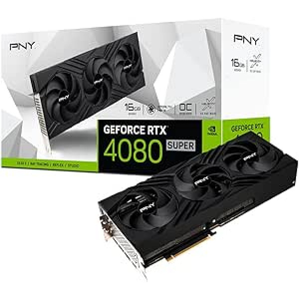 PNY GeForce™ RTX 4080 SUPER™ 16GB Verto™ Overclocked Triple Fan DLSS 3