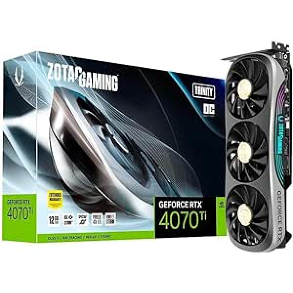 Zotac, gddr6x, VGA RTX4070TI Trinity OC 12GB