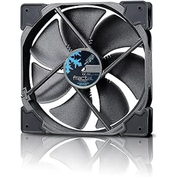 Fractal Design Venturi HP-14 PWM Computer Case Fan - Computer cooling components (Computer case, Fan, Black, Grey)