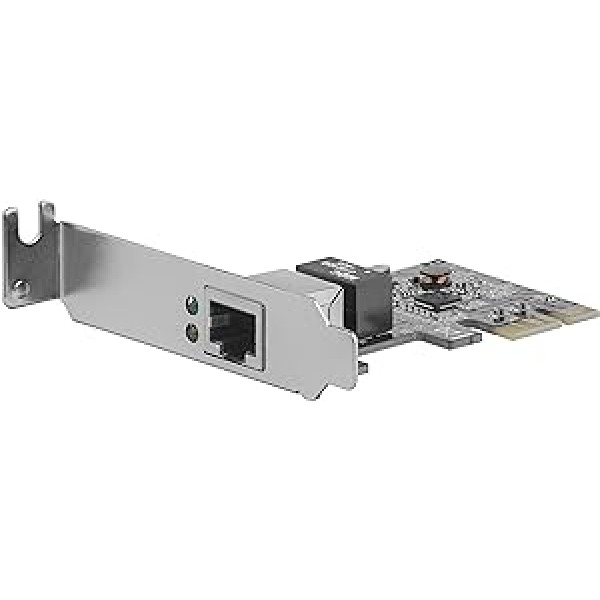 StarTech. com 1 porta PCI Express Gigabit Ethernet RJ45 tīkla kartes adapteris NIC PCI-E zema profila — piederumu tīkls (vadu, PCI-E, Ethernet, 1000 Mbit/s; Realtek RTL8111E; 10/100/1000BaseT (x))