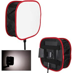 Softbox Photo Studio 660 Softbox Softbox for Neewer 660 RGB Polyester Fabrics, Foldable Photography, Square, LED Video Light, Diffuser, Softbox Kit, Accessories