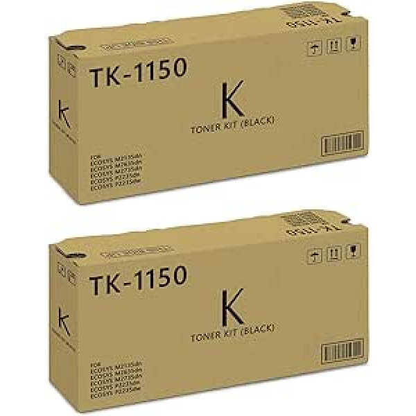 TK1150 Savietojams ar Kyocera TK 1150 TK1150 TK-1150, kas paredzēts Kyocera Ecosys P2235dw P2235dn P2235d P2235 M2135dn M2635dn M2635dnw M2735dw Drukāt