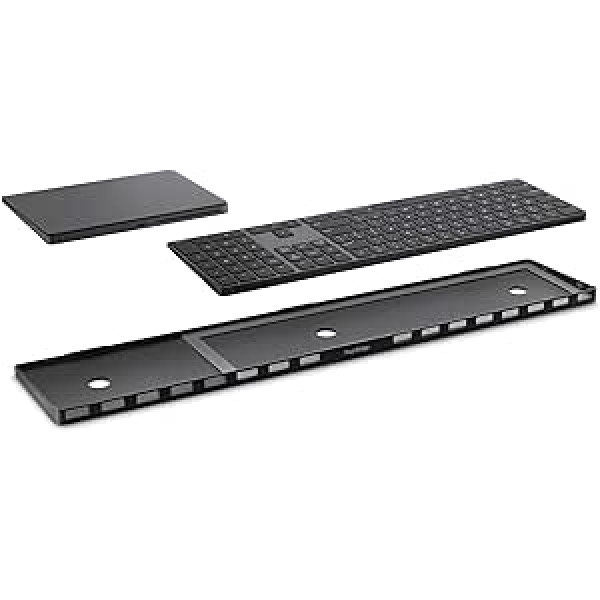 Divpadsmit dienvidu MagicBridge Extended | Savieno Apple Magic Trackpad 2 ar Apple Magic tastatūru ar ciparu tastatūru — skārienpaliktnis un tastatūra nav iekļauti (melna)