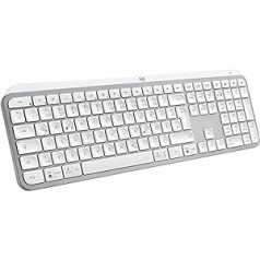 Logitech MX Keys S DE - 920-011566, Light Grey Bluetooth