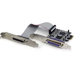 StarTech. com PEX2PECP2 — 2 PORT PCIE PARALĒLĀ KARTE PCI EXPRESS DUAL PROFILE 2X DB25 °F IN