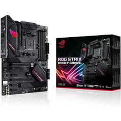 ASUS ROG Strix B550-F žaidimų pagrindinės plokštės lizdas (PC) AMD AM4 formos koeficientas (išsami informacija) ATX pagrindinės plokštės mikroschema