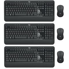 Logitech MK540 bezvadu tastatūras peles komplekts (ilgs akumulatora darbības laiks, QWERTZ vācu izkārtojums) Melns (3 pakojumā | MK540)