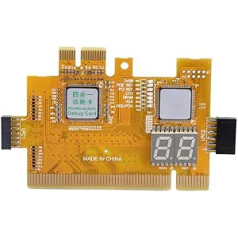 ASHATA Desktop Debug Card 4-in-1 Diagnostic Card Computer Motherboard Detection Accessories Diagnostic Card Desktop 4-in-1 Diagnostic Card Mainly Used for Computer Motherboards