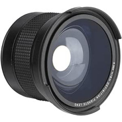 Platleņķa objektīvs Canon EOS Fisheye objektīvs 58 mm Fisheye platleņķa kameras objektīvs Fisheye īpaši platleņķa objektīvs 58 mm 0,35 X zivs acs platleņķa objektīvs spoguļkamerām