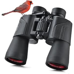 DOCANIO 12 x 50 Professional ED Binoculars IPX6 Waterproof Binoculars Binoculars for Adults with BAK4 Prism & FMC Lens (28 mm Eyepiece) Binoculars with Night Vision for Hunting Bird Watching Sports