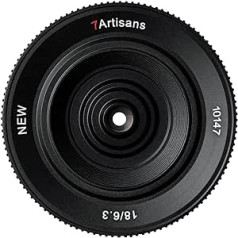 7artisans 18mm F6.3 II NLO objektīvs saderīgs ar APS-C Sony E-Mount spoguļkamerām A5000 A5100 A6000 A6100 A6300 A6400 A6500 A6600 NEX-3 NEX-3N NEX-3R NEX-5-5-5 5 5N NEX