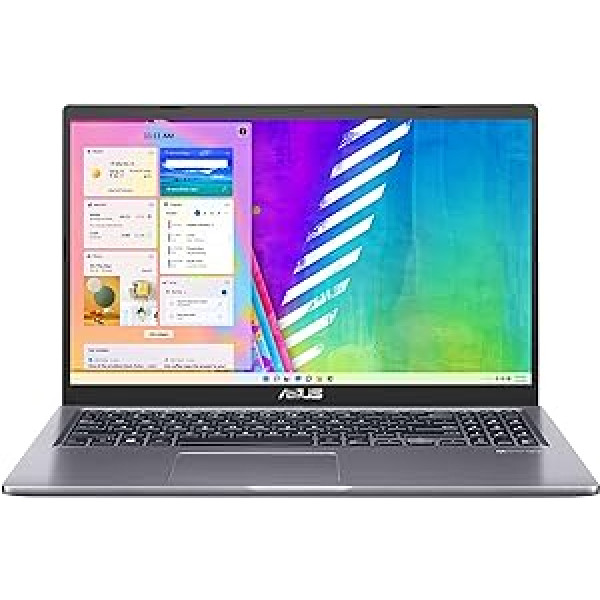 ASUS Vivobook 15 klēpjdators, 15,6 collu Full HD matēts IPS displejs, Intel Core i5, 8 GB RAM, 256 GB SSD, Windows 11 Home, QWERTZ tastatūra, šīfera pelēka, USB-C