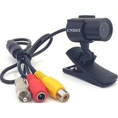 CNDST CCTV 1/3 Sony 1000TVL Hd Mini Kugel Spy Apskates kamera ar klipu 2,8 mm 120 Grad Mini versteckte CCTV Apskates kamera Analog