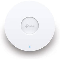 TP-Link EAP610 AX1800 Gigabit Dual-Band WiFi 6 WLAN piekļuves punkts (divjoslu 1775Mbit/s, Omada SDN, centrālā pārvaldība, 1 Gigabit ports, bezšuvju WLAN viesabonēšana, PoE/DC barošana) Balts