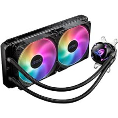 ASUS ROG STRIX LC II 240 ARGB All-in-One Liquid CPU Water Cooling (Aura Sync, Two Addressable ROG 120mm RGB Fans)