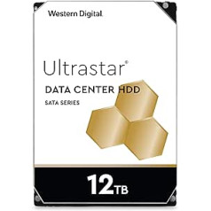 Western Digital, WD 1TB Ultrastar DC HA200 SATA HDD, 3,5 colio vidinis kietasis diskas serveriui, 128 MB talpykla, įmonės klasė