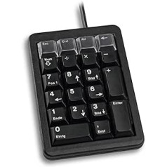 CHERRY Keypad G84-4700 USB Black — Tastaturen (USB, 0-50 °C, Schwarz, 90 x 132 x 34 mm, Windows TM XP, CE, VDE/ÜG, FCC, cURus, WHQL), G84-4700LUCUS-2